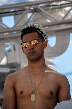 Parade at Christopher Street Day (CSD), annual event celebrating gay and lesbian people.のeditorial素材