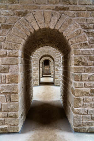 Bridge to the casemates of the city of Luxembourgの写真素材