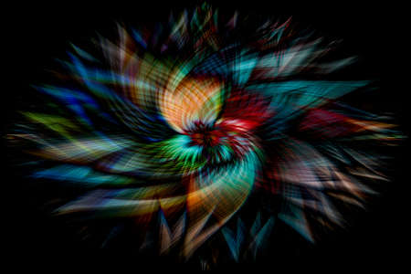 Abstract swirl in colorful colorの写真素材