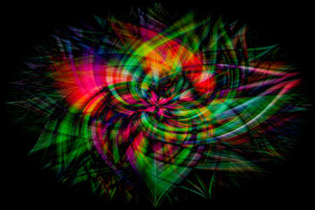 Abstract swirl in colorful colorの写真素材
