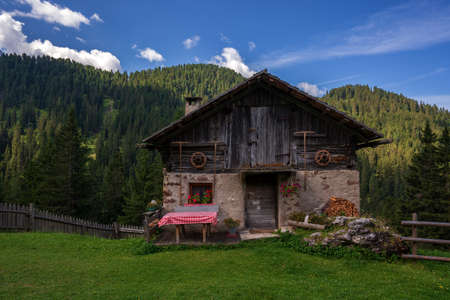 An old farmhouse in South Tyrolのeditorial素材