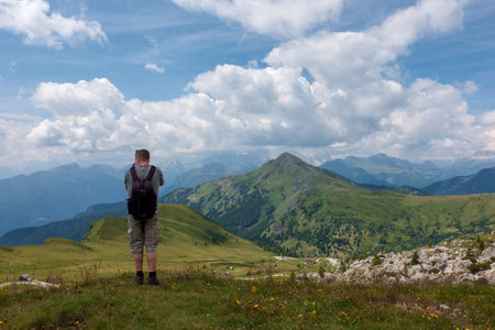 The Giau Pass, South Tyrol. (Passo di Giau)のeditorial素材