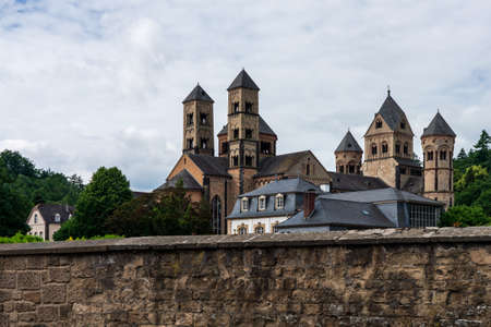 Maria Laach Abbey, is a Benedictine abbey in Germany.の写真素材