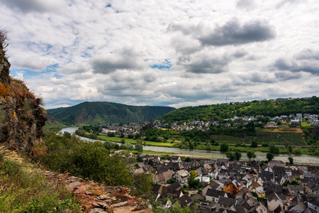 City view on Kobern-Gondorf on the Moselle, Germany