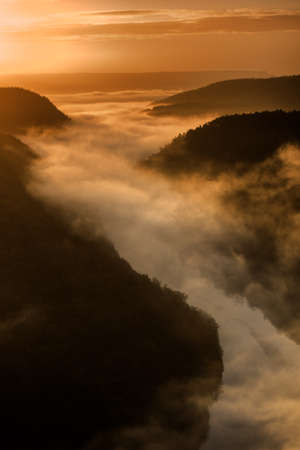 Saar loop - Cloef. Big Saar loop.の写真素材