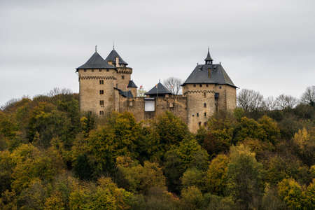 ChÃ¢teau de Malbrouck. Malbrouck Castle. Malbrouck Castle.のeditorial素材