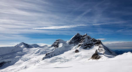 The Aletsch Glacier Switzerland.の写真素材