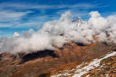 The Alpine region of Switzerland.の写真素材