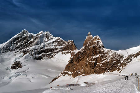 The Sphinx Observatory Switzerland.の写真素材