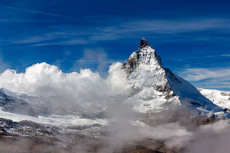 Panoramic view of Matterhorn, Switzerlandの写真素材