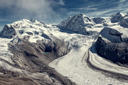The Alpine region of Switzerland.の写真素材
