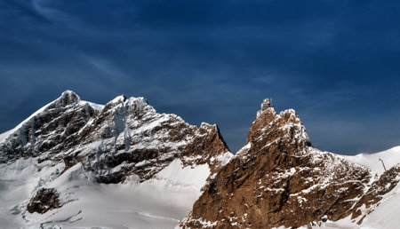 The Sphinx Observatory Switzerland.の写真素材