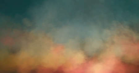 Surreal Blurred Abstract Art Colorful Background, sky with clouds as blurred backgroundの写真素材