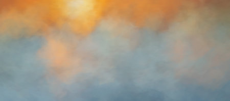 Surreal Blurred Abstract Art Colorful Background, sky with clouds as blurred background