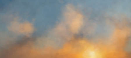 Surreal Blurred Abstract Art Colorful Background, sky with clouds as blurred backgroundの写真素材