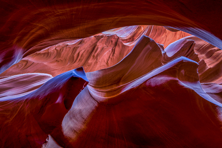 Lower Antelope Canyon, Page, AZの写真素材