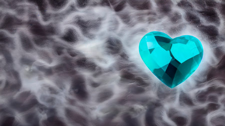 heart-shaped gemstone romantic wallpaper