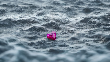 heart-shaped gemstone romantic wallpaperの写真素材