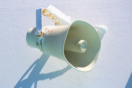 Speaker On White Backgroundの写真素材