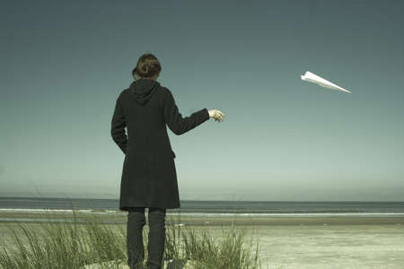 Paper Planeの写真素材