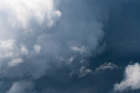 Clouds in sky prior to storm arrivingの写真素材