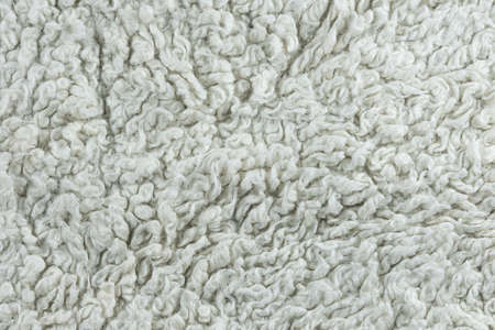 Macro image of the texture of a white cotton towelの写真素材