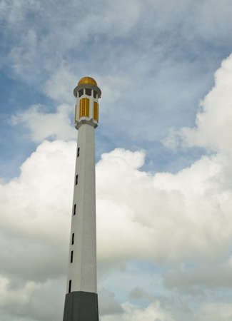 Minaret of central mosque at Songkhla province, Thailand の写真素材