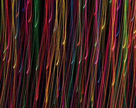 Colorful light linesの写真素材