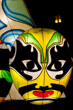 Chinese traditional lantern at Lantern Festival in southern Thai の写真素材
