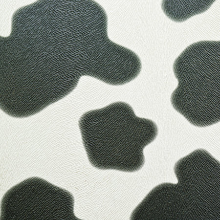 Cow print on artificial leatherの写真素材