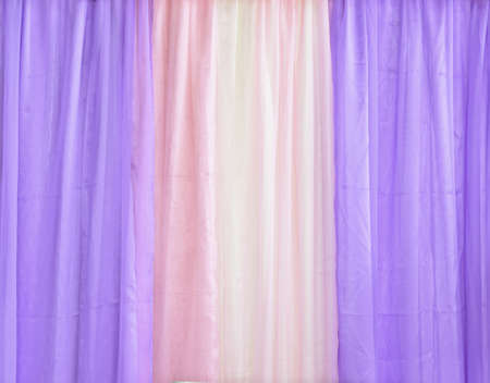 sweet color curtainの写真素材