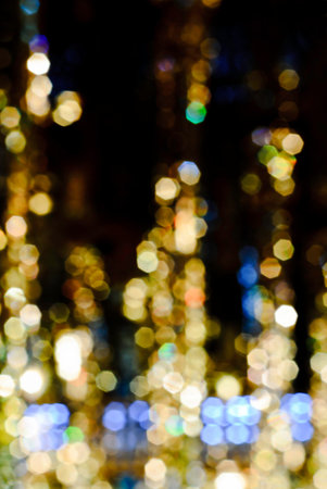 Defocused lights background photo