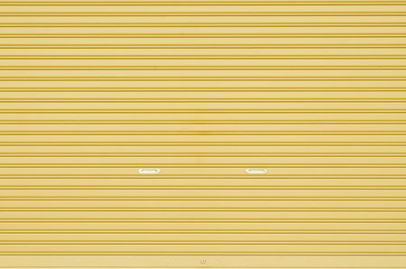 Corrugated metal sheet slide door