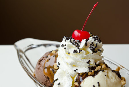 Ice cream sundae