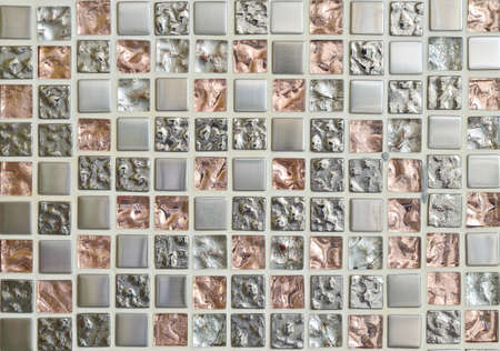 colorful mosaic tiles backgroundの写真素材