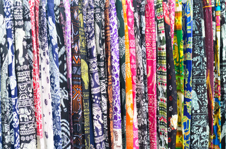 Colorful textile for background texture