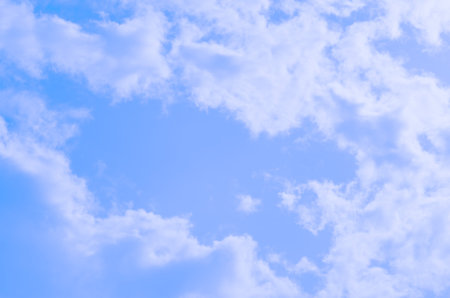 Blue sky and clouds background