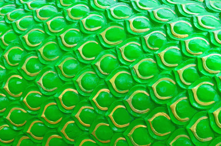Bright green Naga scale pattern background
