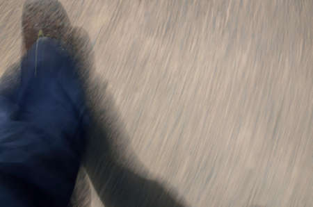 Abstract motion blur, walking, backgroundの写真素材