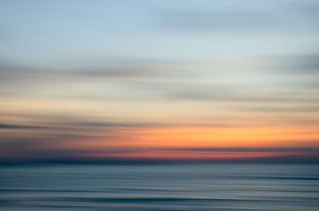 Abstract motion blur sunset nature backgroundの写真素材