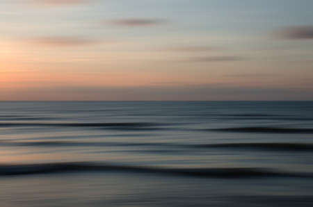 Abstract motion blur sunset nature backgroundの写真素材