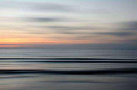 Abstract motion blur sunset nature backgroundの写真素材