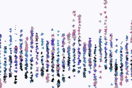 Vector graphic. Colored abstract overlapping triangle shape pattern. Good for web page, wallpaper,...