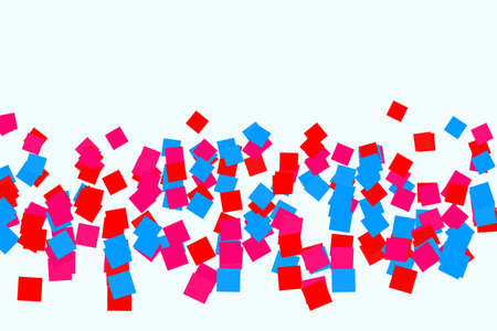 Vector graphic. Colored abstract overlapping square, rectangle shape pattern. Good for web page, wallpaper, graphic design, catalog, texture or background.のイラスト素材