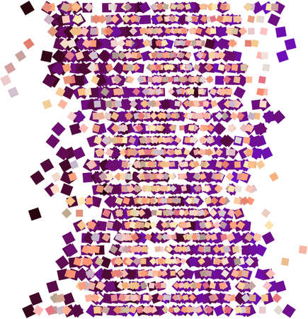Vector graphic. Colored abstract overlapping square, rectangle shape pattern. Good for web page, wallpaper, graphic design, catalog, texture or background.のイラスト素材