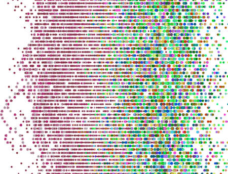 Vector graphic. Colored abstract overlapping star shape pattern. Good for web page, wallpaper, graphic design, catalog, texture or background.のイラスト素材