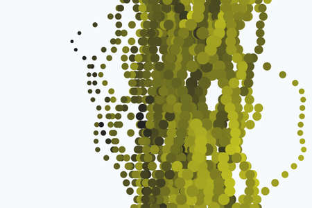 Vector graphic. Colored abstract overlapping circles, bubbles, sphere or ellipses shape pattern. Good for web page, wallpaper, graphic design, catalog, texture or background.のイラスト素材