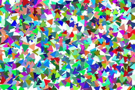 Vector graphic. Colored abstract overlapping triangle shape pattern. Good for web page, wallpaper,...