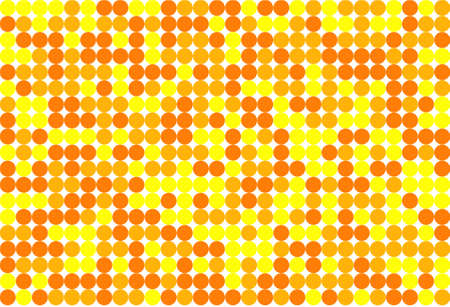 Abstract colored circles, bubbles, sphere or ellipses shape pattern. Good for web page, wallpaper, graphic design, catalog, texture or background. Style of mosaic or tile. Vector graphic.のイラスト素材