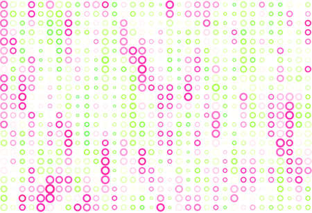 Abstract colored circles, bubbles, sphere or ellipses shape pattern. Good for web page, wallpaper, graphic design, catalog, texture or background. Style of mosaic or tile. Vector graphic.のイラスト素材